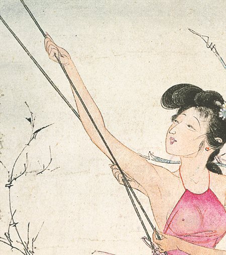 章丘-胡也佛的仕女画和最知名的金瓶梅秘戏图